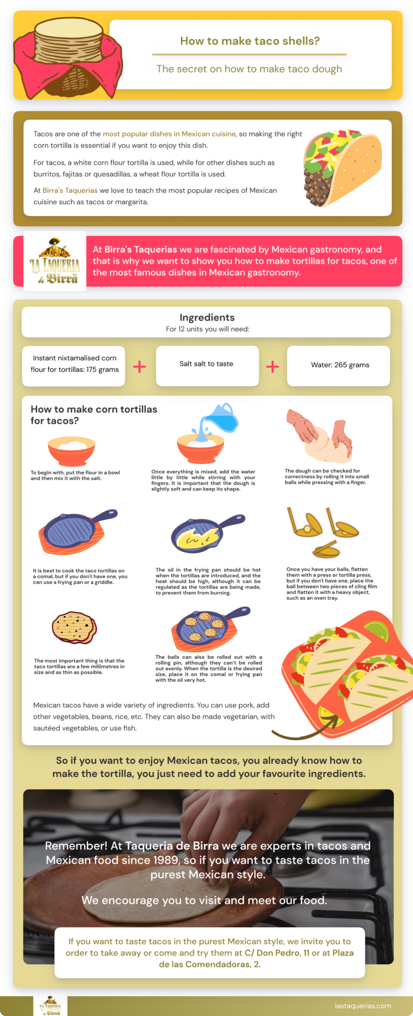 🌮 How to make taco shells? The secret to good tacos 🏆